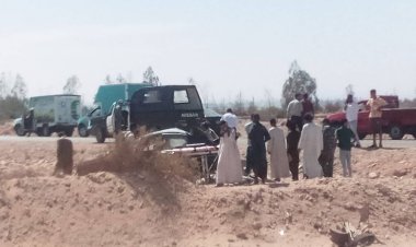 مصرع وإصابة 3 أشخاص إثر انقلاب ملاكي على صحراوي قنا (صور)