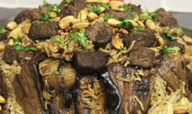 طريقة عمل المقلوبة باللحمة