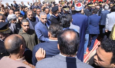 جنازة عسكرية مهيبة لمدير أمن بورسعيد في مسقط رأسه بسوهاج (صور)