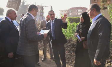 جولة صباحية.. محافظ الغربية يتفقد أعمال التطوير بمدينة قطور