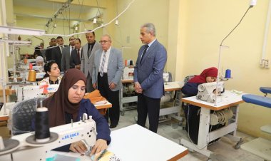 وزير القوى العاملة يتفقد مركز  تدريب مهني «شهداء الكتيبة 103 صاعقة» بالشرابية