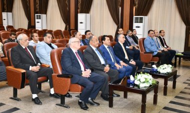 بدء المؤتمر الصحفي لاستضافة مصر البطولة الدولية للهوكي الخماسي بحضور وزير الشباب و الرياضة