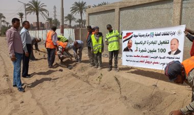 محافظ أسيوط يعلن استمرار حملات التشجير بقرى مركز أسيوط وطريق المطار