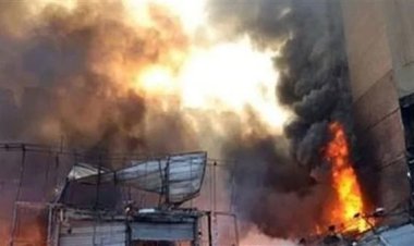 نشوب حريق هائل يلتهم عصارة قصب في قنا