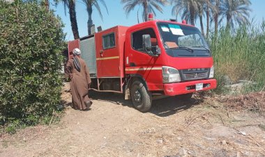 السيطرة على حريق ضخم داخل حوش مواشي في قنا