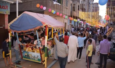 أهالي منشية الصدر ينظمون أطول إفطار شعبي بشارع واحد « ١٠٠٠ متر»  