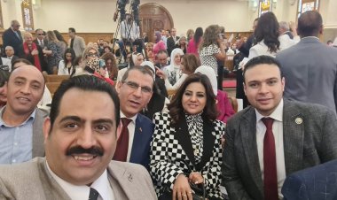 قيادات حزب العدل يشاركون في احتفال الطائفة الإنجيلية بعيد القيامة المجيد