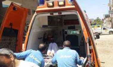 إصابة شاب سقط من القطار  في قنا