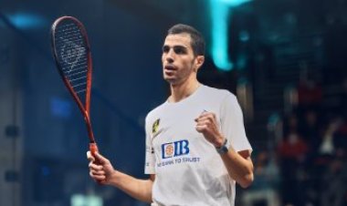 «علي فرج» يفوز ببطولة بريطانيا المفتوحة للاسكواش