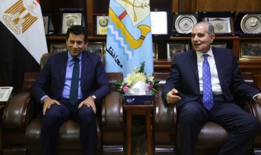 محافظ كفر الشيخ يستقبل وزير الشباب والرياضة في مستهل زيارته لافتتاح عدد من الهيئات الشبابية والرياضية