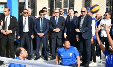 وزير الرياضة ومحافظ كفر الشيخ يفتتحان أعمال التطوير بنادي الإرادة والتحدي