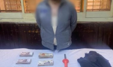 عامل يرتدي «نقاب» ليسرق شركة في الأزبكية