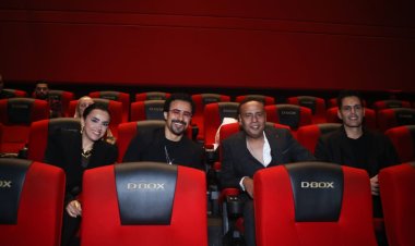 هشام خرما في العرض الخاص من فيلم يوم 13