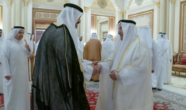 حاكم الشارقة يواصل استقبال المهنئين بعيد الفطر المبارك