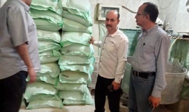 ضبط طن دقيق بلدي مدعم بغرض الاحتكار خلال حملة تموينية بالمنيا