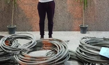 القبض على 4 أشخاص بتهمة سرقة الكابلات بـ15 مايو