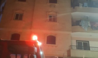 إخماد حريق داخل عقار مكون من 6 طوابق بمنطقة حدائق الأهرام