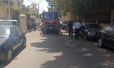السيطرة على حريق داخل فيلا في مصر الجديدة.. صور