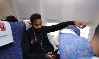 بعثة الأهلي تغادر مطار القاهرة إلى المغرب