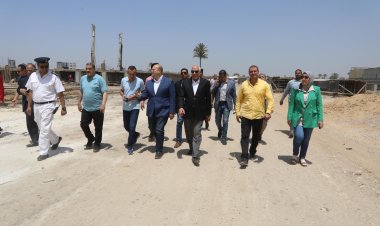 محافظ الجيزة يعاين محاور البراجيل وناهيا وعرابي وشريف إسماعيل