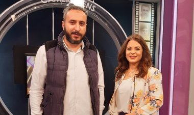 صور| حسين أنسي ضيف هبة فاروق في «مساء الفن» للحديث عن ذكرى تحرير سيناء الـ 41