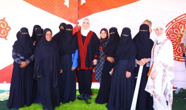 وزيرة التضامن تلتقي أسر شهداء بئر العبد وصيادين بحيرة البردويل ومتطوعي الهلال الأحمر