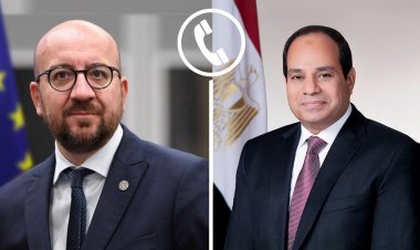 السيسي يبحث مع رئيس المجلس الأوروبي تطورات الأوضاع في السودان