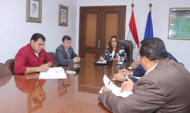 محافظ دمياط تتابع آخر المستجدات بمنظومة توريد القمح لموسم ٢٠٢٣