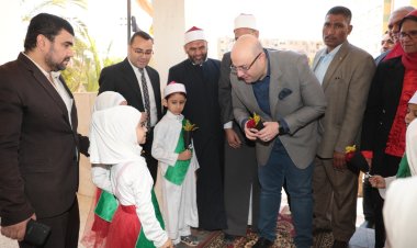 محافظ بني سويف يتفقد سير أعمال امتحانات  النقل  بالمعاهد الأزهرية