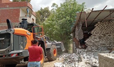 انطلاق الموجة 21 لإزالة التعديات على أراضي الدولة بالغربية (تفاصيل)