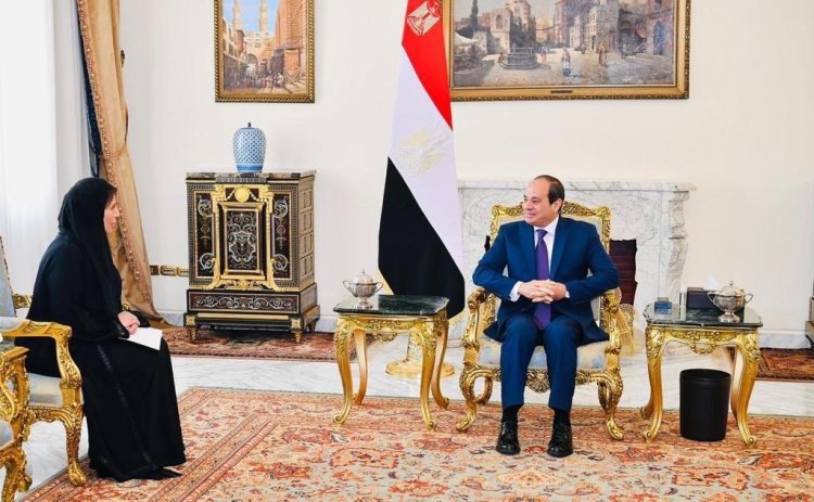 رئيس الدولة يبعث رسالة خطية للرئيس المصري تتضمن دعوة لحضور COP28