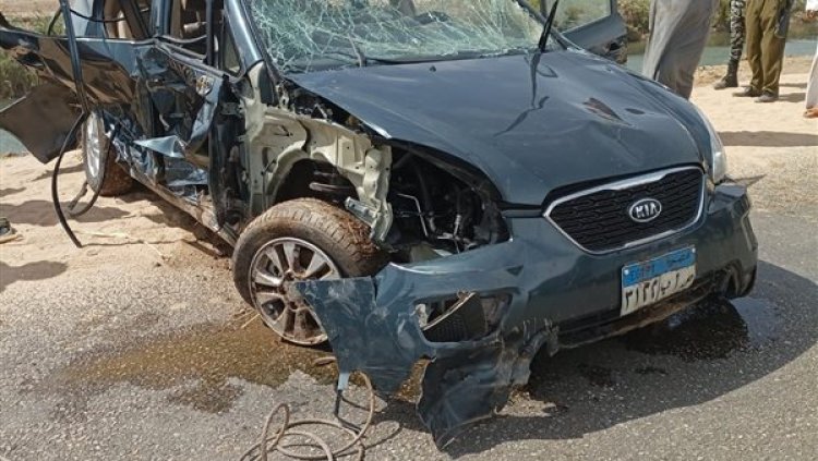«بينهم جثتين مجهولتي الهوية».. ننشر أسماء ضحايا حادث انقلاب سيارة في ترعة بقنا