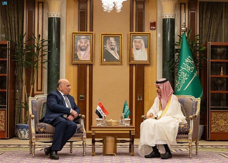 وزير الخارجية السعودي يلتقي نائب رئيس مجلس الوزراء لشؤون العلاقات الدولية ونظيره العراق