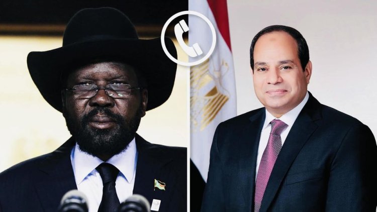 نداء من «السيسي وسيلفا كير» للوقف الفوري لإطلاق النار في السودان