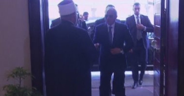 الرئيس السيسي يصل مقر احتفالية مصر بلية القدر