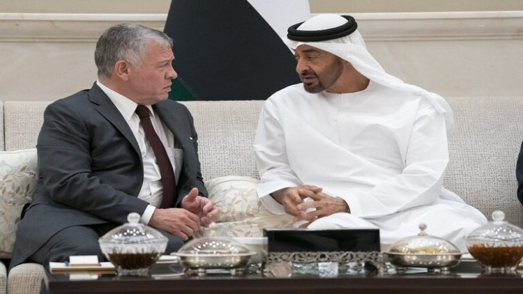 الرئيس الإماراتي يستقبل ملك الأردن