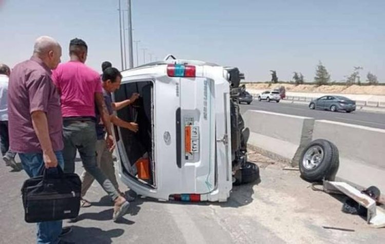 «بينهم سائحين».. إصابة 3 أشخاص إثر حادث انقلاب سيارة ملاكي في قنا (أسماء)