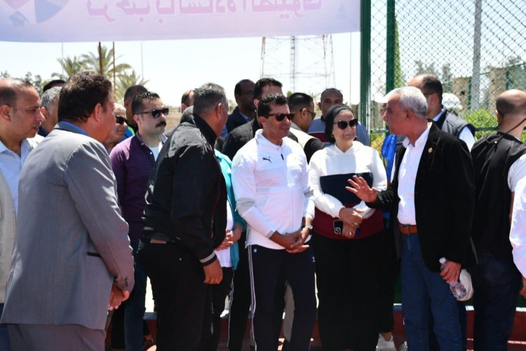 وزير الشباب والرياضة يشهد بانوراما التنمية الرياضية في شمال سيناء