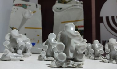 افتتاح ملتقى خنوم الدولي للنحت والخزف بقاعة صلاح طاهر في الأوبرا