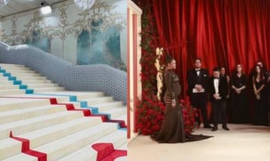 بعد الأوسكار.. حفل الـ«Met Gala» يستغنى عن السجادة الحمراء ويغيرها إلى الأبيض والأزرق