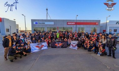 رحلة بالدراجات النارية إلى جنوب سيناء تحت شعار «حلوة يا بلدي»