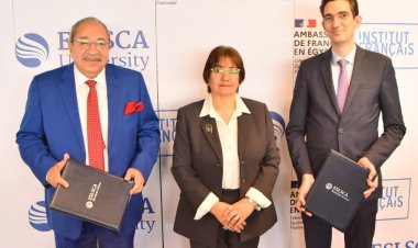 التوقيع على اتفاقية تعاون بين جامعة اسلسكا و المعهد الفرنسى بمصر