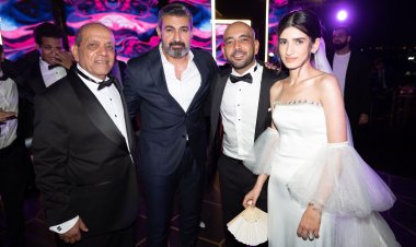 بالصور.. أحمد عز وياسر جلال وجمال العدل فى حفل زفاف نجل المخرج شكرى أبو عميرة