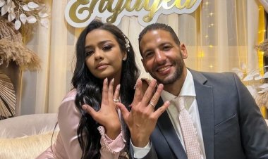 خطوبة أسماء أبو اليزيد على شاب من خارج الوسط الفني (صور)