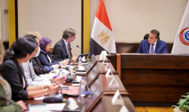 وزير الصحة يستقبل الممثل المقيم لبرنامج الأمم المتحدة الإنمائي في مصر «UNDP» لبحث استمرار التعاون