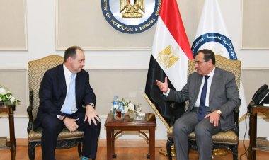 وزير البترول يستقبل رئيسي شركة أباتشي تعزيز التعاون بالصحراء الغربية