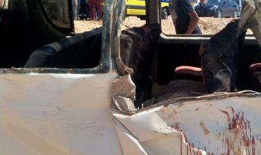 14 عاملًا.. ننشر أسماء مصابي حادث انقلاب ميكروباص على صحراوي قنا (صور)