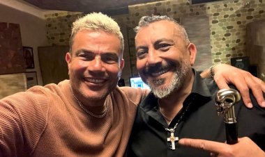 بعد غياب.. نصر محروس وعمرو دياب يجتمعان سويا