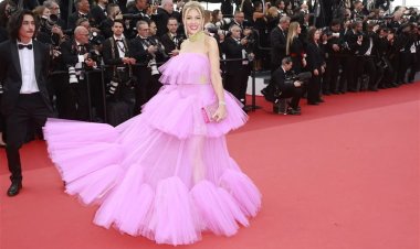 بالصور.. النجوم يتألقون على السجادة الحمراء بمهرجان كان في دورته الـ 76