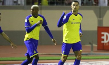 بثنائية رونالدو وتاليسكا.. النصر يفوز على الطائي ويتمسك بالمنافسة على لقب الدوري